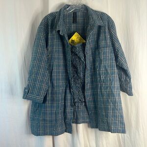 Andrew & Co Two Piece Cami and Shirt